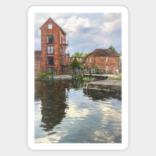 Canalside Living In Newbury Sticker